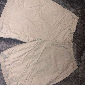 Men's Classic Tan Flat Front Shorts